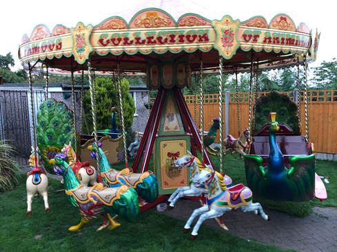 Vintage Halstead Childrens Fairground Carousel For Hire Paul Temple Entertainments